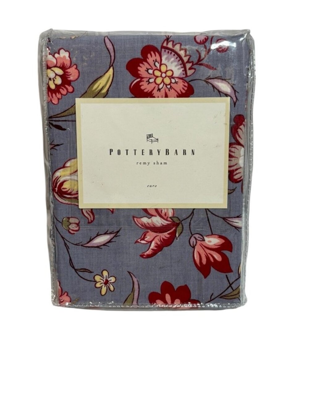 NWT Pottery Barn Remy Euro Sham Floral 100% Cotton 200 TC NIP HTF
